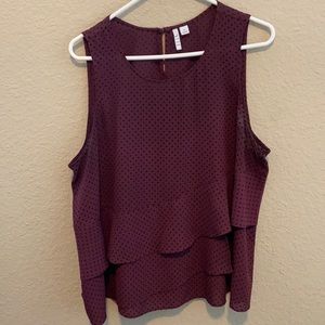 Elle sleeveless blouse